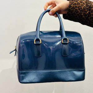 Y2k Blue Furla Candy Handbag