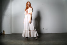 70s Lace Sleeve Prairie Dress