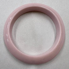 Vintage Pastel Pink Acrylic Bangle Bracelet | Glossy Chunky Retro Bracelet | Y2K Statement Jewelry