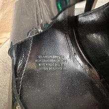 Vintage Diana Ferrari Black Patent Heels / Open Toe Strappy Pumps / Glossy Leather Look / Size US 7.5 / Minimal Chic Heels