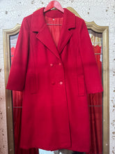 Vintage 80s Target Australia Red Wool Coat – Size 14