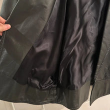 Vintage  Australian Designer Leather Jacket, Size 8, 1980s Black Dolman Sleeve Moto Jacket, Textured Panels No Belt