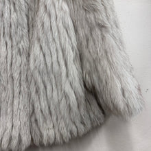 Vintage SAGA FOX Genuine Fox Fur Coat | Ivory Grey Long Hair Fur Jacket