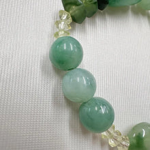 Vintage Green Marbled Heart Bead Stretch Bracelet | Jade Look Statement Bracelet | Chunky Heart & Stone Style Beaded Jewelry | Y2K Cottageco