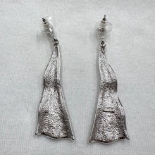 Vintage Pink & Purple Ombré Crystal Drop Earrings
