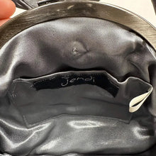 Vintage Charcoal Grey Satin Ruched Evening Bag, Kiss Lock Frame Purse, Y2K Formal Mini Handbag