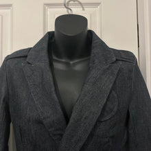G-Star RAW Denim Tailcoat Blazer | Dark Indigo Cotton Jacket | Asymmetric High Low Jacket | Avant Garde Denim Blazer | Size S