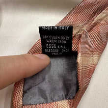 Vintage Karl Lagerfeld Silk Tie | Made in Italy | Geometric Pattern | Designer Necktie | 90s Classic
