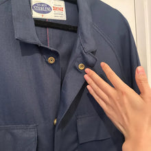 Vintage Navy Cotton Boiler Suit / Go Buy Sterling Workwear Coverall / Utility Jumpsuit / Unisex Mechanic Style ONE PIECE