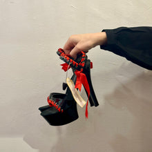 Black & Red Platform Heels