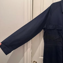 Vintage Navy Cotton Boiler Suit / Go Buy Sterling Workwear Coverall / Utility Jumpsuit / Unisex Mechanic Style ONE PIECE