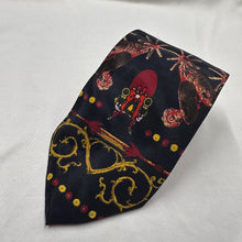 Vintage 1980s Warner Bros. Dapper Novelty Tie Red Navy Character Print