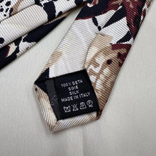 Vintage Versace Classic Silk Tie | Made in Italy | Abstract Pattern | Designer Necktie | 90s Versace
