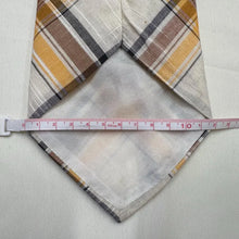 Vintage Rodney Exclusive Cotton Neck Tie | Brown Orange Plaid | Made in Australia | Wide Tie