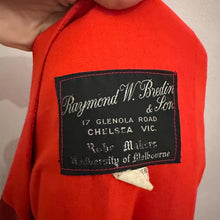 Vintage University of Melbourne Red Academic Gown | Ceremonial Robe Unisex One Size