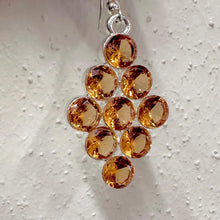 Vintage Rhinestone Cluster Drop Earrings | Silver Tone Statement Jewelry