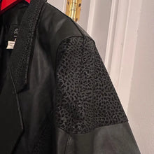 Vintage  Australian Designer Leather Jacket, Size 8, 1980s Black Dolman Sleeve Moto Jacket, Textured Panels No Belt