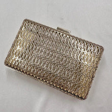 Gold Filigree Box Clutch | Vintage Style Evening Chain Shoulder Bag