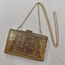 Gold Filigree Box Clutch | Vintage Style Evening Chain Shoulder Bag