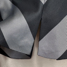 Vintage 90s Black Silver Striped Cropped Blazer | Geometric Statement Jacket Made Australia