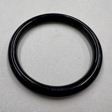 Vintage Acrylic Bangle Set of 3 | Black Brown & White Bangles | Retro Lucite Stack Bracelets | Minimalist Vintage Jewelry