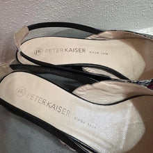 Peter Kaiser Floral Slingback Kitten Heels | Pointed Toe Patent Finish Dress Shoes