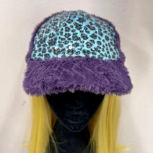 Vintage Faux Fur Trapper Cap | Sequin Leopard Print Y2K Statement Hat