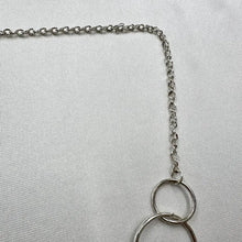 Vintage Silver Heart Statement Necklace | Y2K Chunky Heart Chain Necklace | Modern Romantic Jewelry
