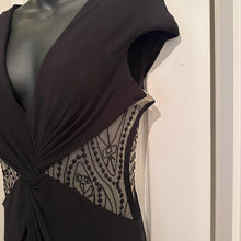 Elegant Plunging V-Neck Mermaid Gown with Lace Waist Insets and Train