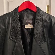 Vintage  Australian Designer Leather Jacket, Size 8, 1980s Black Dolman Sleeve Moto Jacket, Textured Panels No Belt
