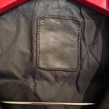 Vintage Black Leather Asymmetrical Biker Jacket, Distressed Punk Rocker Coat