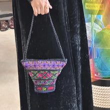 Vintage Beaded & Embroidered Mini Handbag – Statement Piece