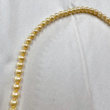 Vintage Cream Pearl Statement Necklace | Double Strand Graduated Design