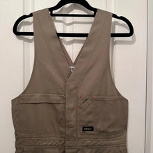 90s Y2K Vintage Bisley Cotton Workwear Jumpsuit – Sleeveless Utility Coveralls, Minimal Brown Boiler Suit