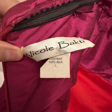 Vintage Nicole Bakti Silk Strapless Gown | Fuchsia Beaded Mermaid Evening Dress Made in USA