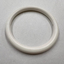 Vintage Acrylic Bangle Set of 3 | Black Brown & White Bangles | Retro Lucite Stack Bracelets | Minimalist Vintage Jewelry