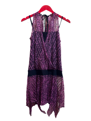 Y2K Hot Pink Leopard Mini Dress