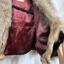 Vintage Genuine Fox Fur Jacket with Original Paw Closures | 1950s–60s Cropped Fur Coat | Made in Melbourne Australia