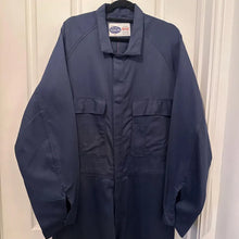 Vintage Navy Cotton Boiler Suit / Go Buy Sterling Workwear Coverall / Utility Jumpsuit / Unisex Mechanic Style ONE PIECE