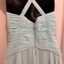 Vintage Tony Bowls Le Gala Ice Blue Prom Dress | Y2K Rhinestone Gown Size 8