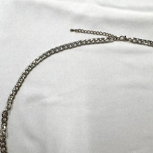 Vintage Mixed Metal Tassel Necklace | Silver & Gold Chain Fringe Pendant Necklace | Y2K Statement Jewelry