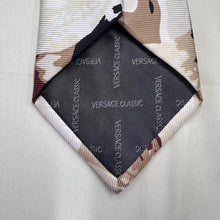 Vintage Versace Classic Silk Tie | Made in Italy | Abstract Pattern | Designer Necktie | 90s Versace