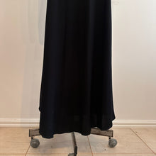 Black Gold Rhinestone Maxi Dress, Long Sleeve Deep V Neck Evening Gown, Diagonal Embellished Formal Dress, Elegant Statement Party Wear