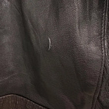 Vintage Bella J Black Leather Jacket | 80s Batwing Snake Print Panel Bomber
