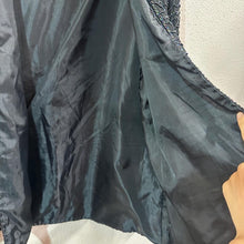 Vintage Black Beaded Jacket | Iridescent Sheer Evening Cardigan, Art Deco Style