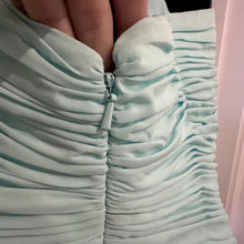 Vintage Tony Bowls Le Gala Ice Blue Prom Dress | Y2K Rhinestone Gown Size 8