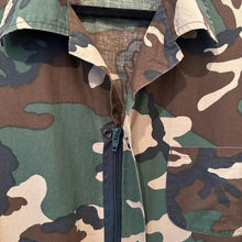 Vintage Woodland Camo Coveralls / Military Style Boiler Suit / Utility Workwear Jumpsuit / Unisex Camouflage One Piece