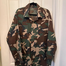 Vintage Woodland Camo Coveralls / Military Style Boiler Suit / Utility Workwear Jumpsuit / Unisex Camouflage One Piece