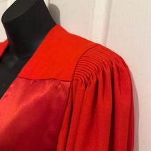 Vintage University of Melbourne Red Academic Gown | Ceremonial Robe Unisex One Size