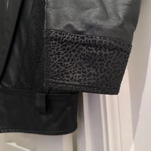 Vintage  Australian Designer Leather Jacket, Size 8, 1980s Black Dolman Sleeve Moto Jacket, Textured Panels No Belt